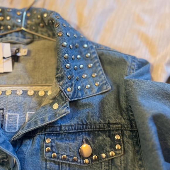Samantha Sipos “You Are My Sun” Denim Jacket, NEW - Picture 13 of 16
